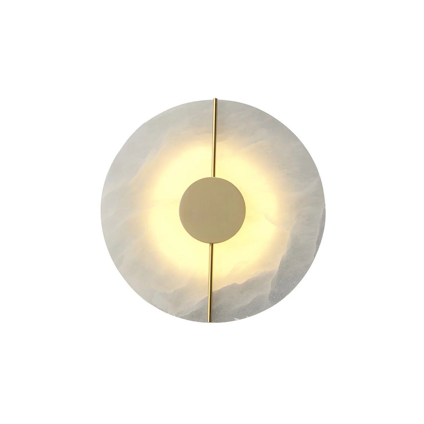 Lennar Visual_Artistic Brass Alabaster Wall Lamp