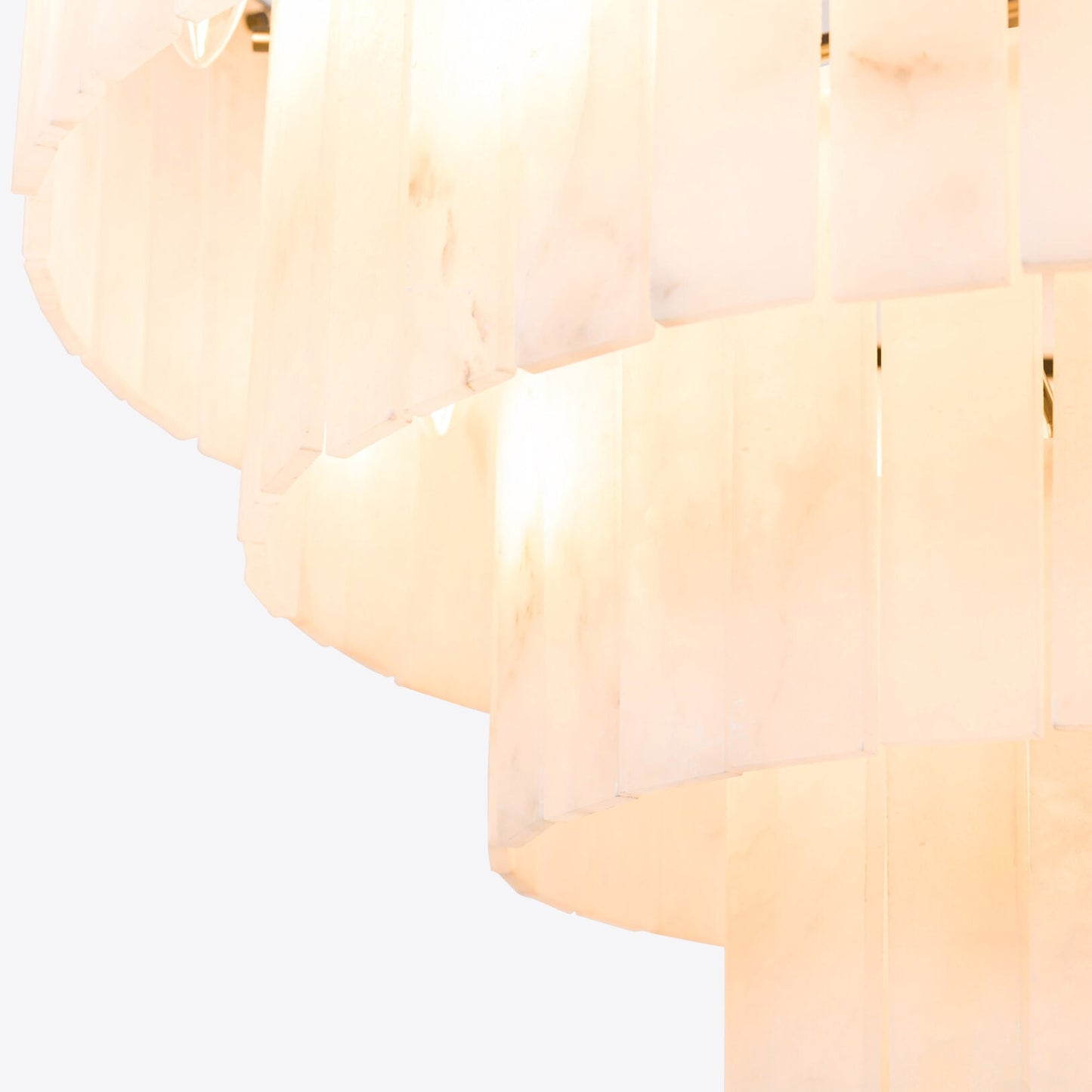 ChandelierMarble tiered chandelierDia 80cm x H 70cm / ∅ 31.5″ x H 27.6″GoldLennar Visual