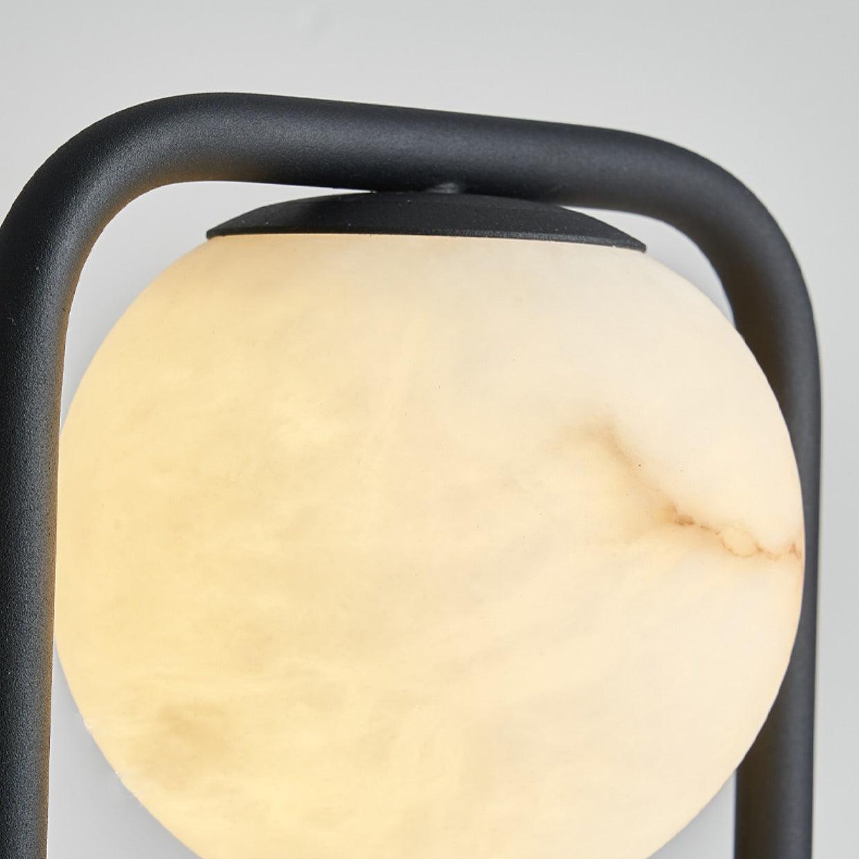 Table LampRebirth Table LampDia 20cm x H 38cm / ∅ 7.9″ x H 14.9″Black & White AlabasterLennar Visual