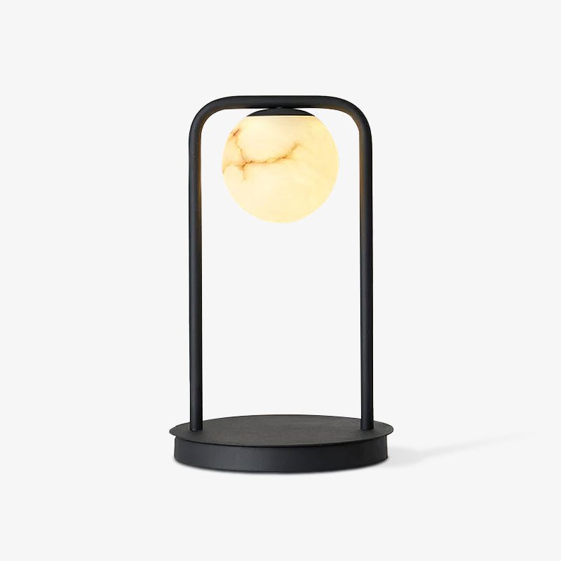 Table LampRebirth Table LampDia 20cm x H 38cm / ∅ 7.9″ x H 14.9″Black & White AlabasterLennar Visual