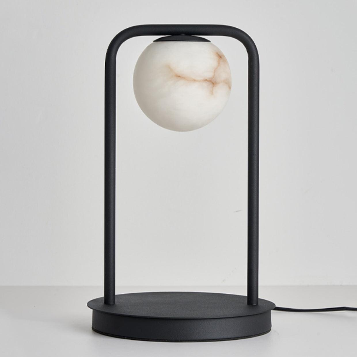 Table LampRebirth Table LampDia 20cm x H 38cm / ∅ 7.9″ x H 14.9″Black & White AlabasterLennar Visual