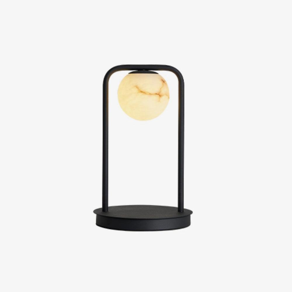 Table LampRebirth Table LampDia 20cm x H 38cm / ∅ 7.9″ x H 14.9″Black & White AlabasterLennar Visual