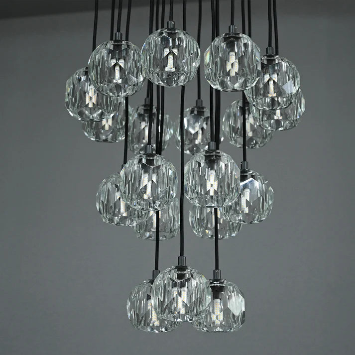 Lennar Visual_Nova Crystal Round Cluster Chandelier