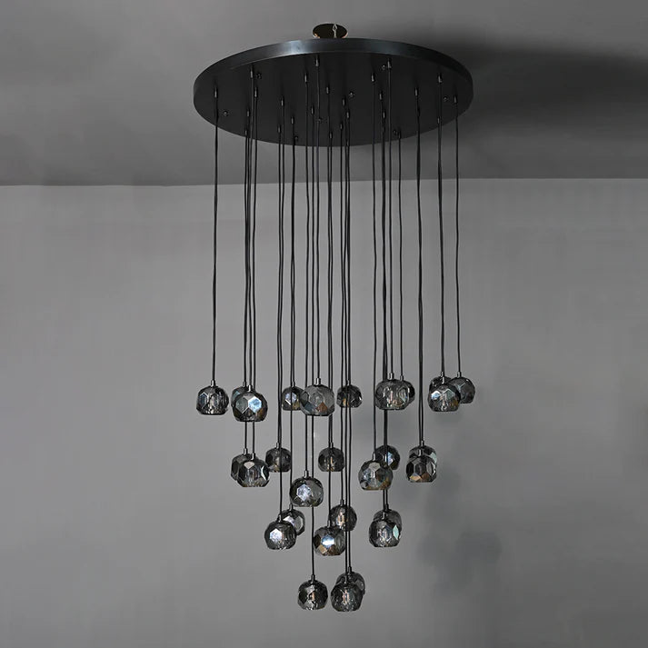 Lennar Visual_Nova Crystal Round Cluster Chandelier