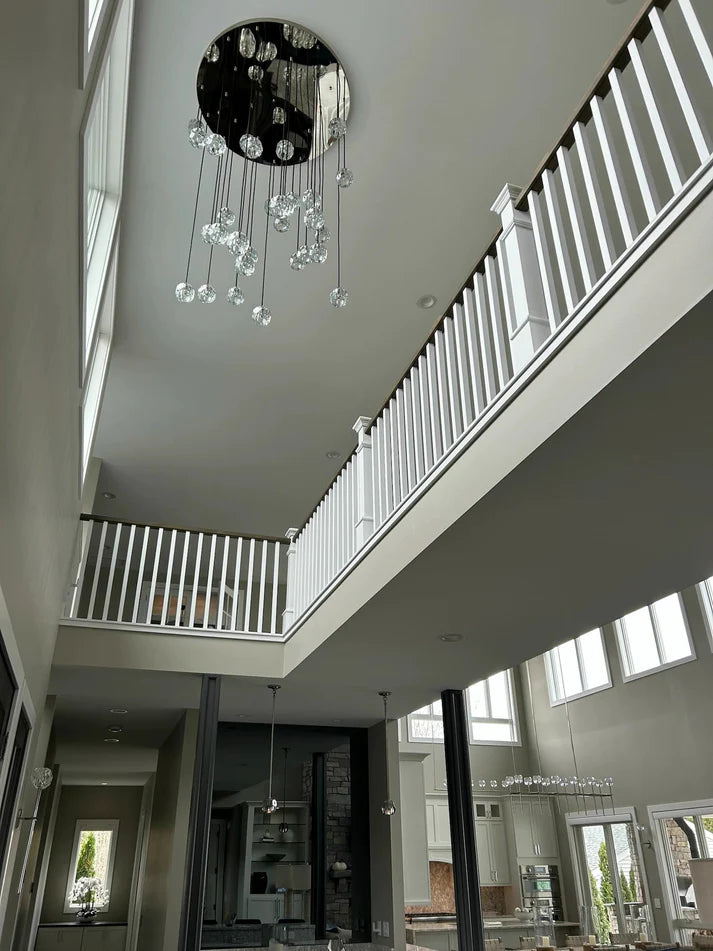 Lennar Visual_Nova Crystal Round Cluster Chandelier