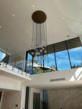 Lennar Visual_Nova Crystal Round Cluster Chandelier