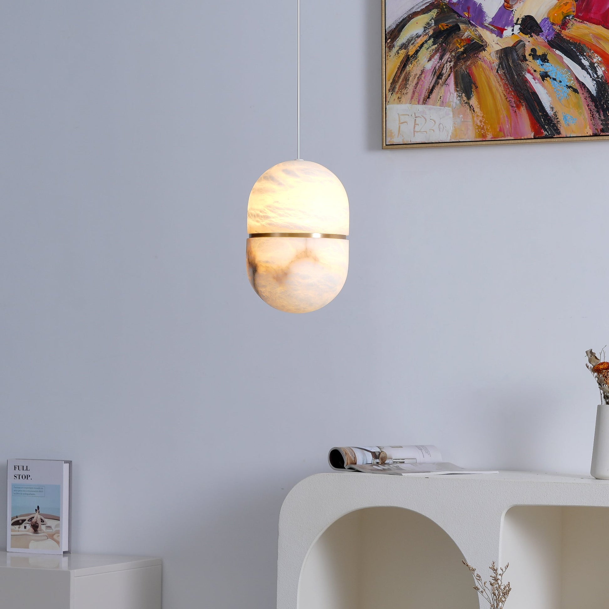 Pendant LightYUM Pendant LightDia 14cm x H 17.5cm / ∅ 5.5″ x H 6.9″WhiteLennar Visual