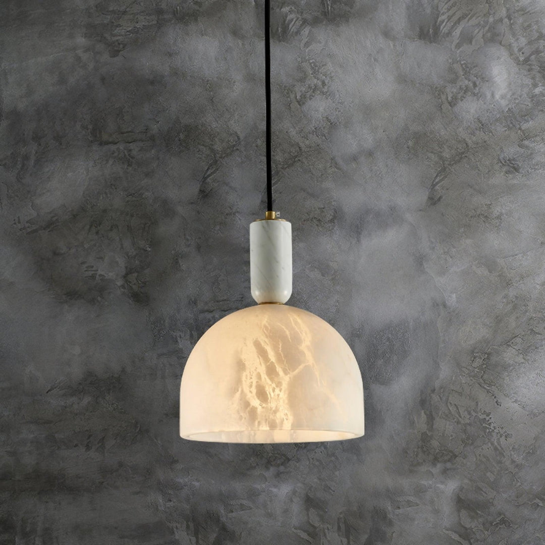 Lennar Visual_Acorn Alabaster Pendant Light