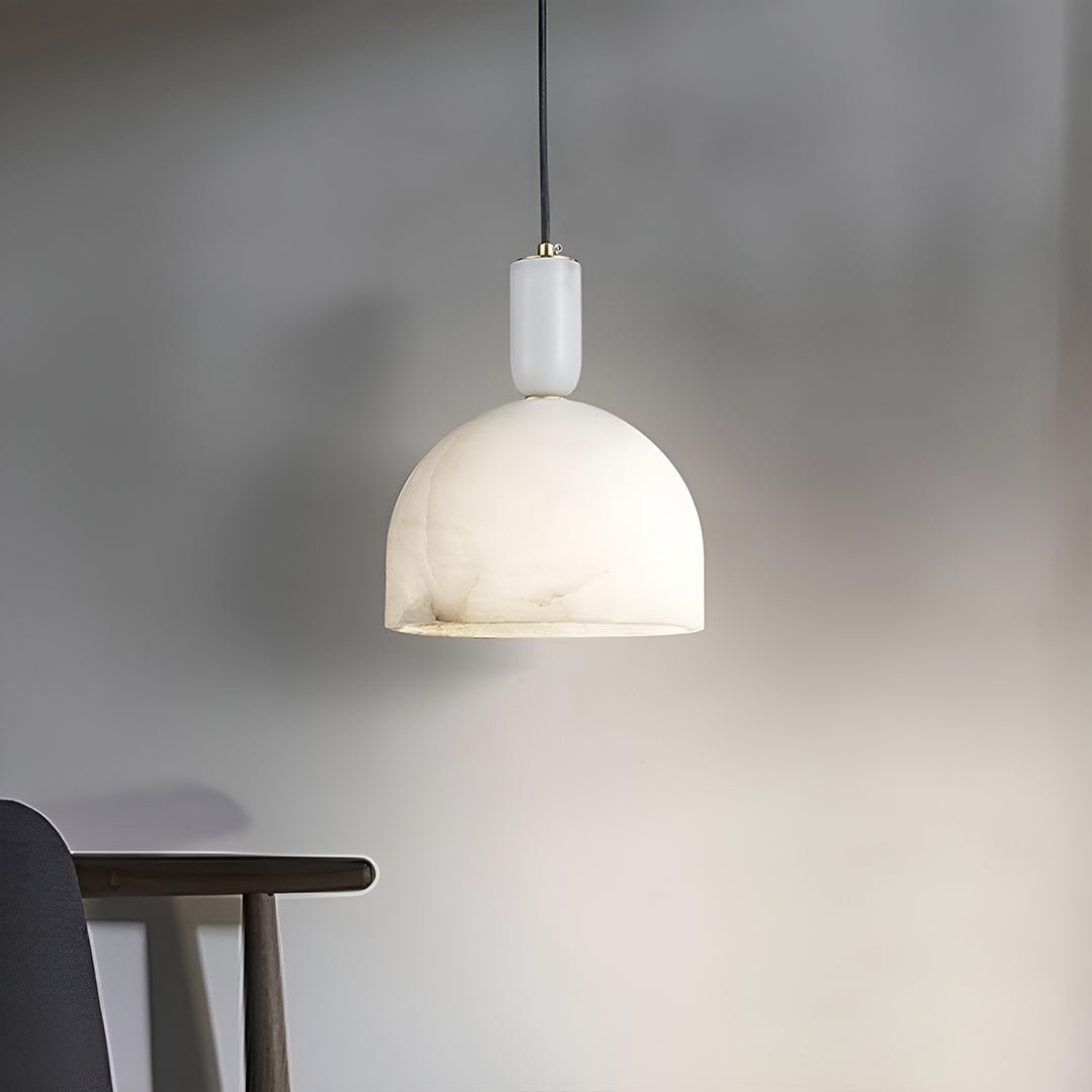 Lennar Visual_Acorn Alabaster Pendant Light