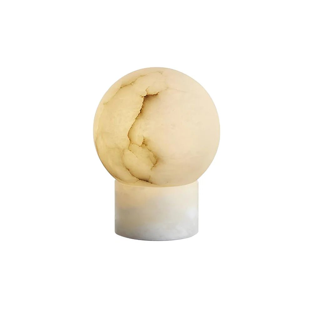 Lennar Visual_Alabaster Athena Ball Table Lamp