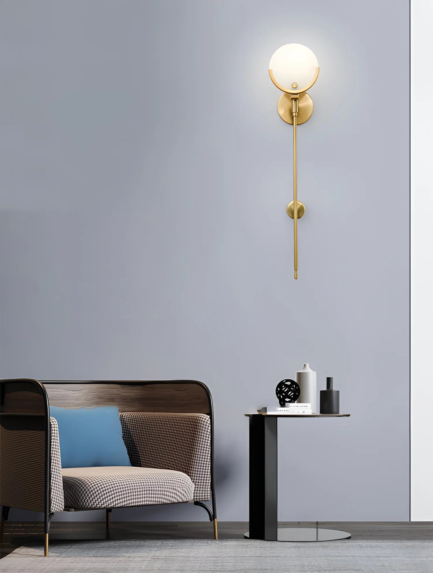 Lennar Visual_Alabaster Ava Brass Wall Lamp