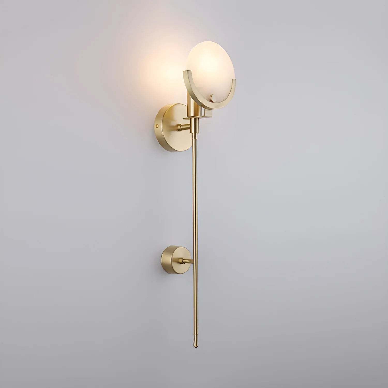 Lennar Visual_Alabaster Ava Brass Wall Lamp