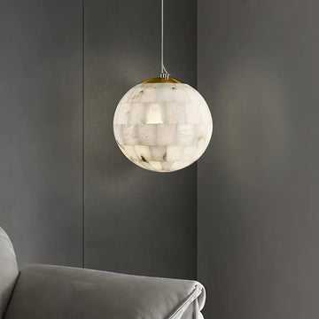 Lennar Visual_Alabaster Ball Pendant Light