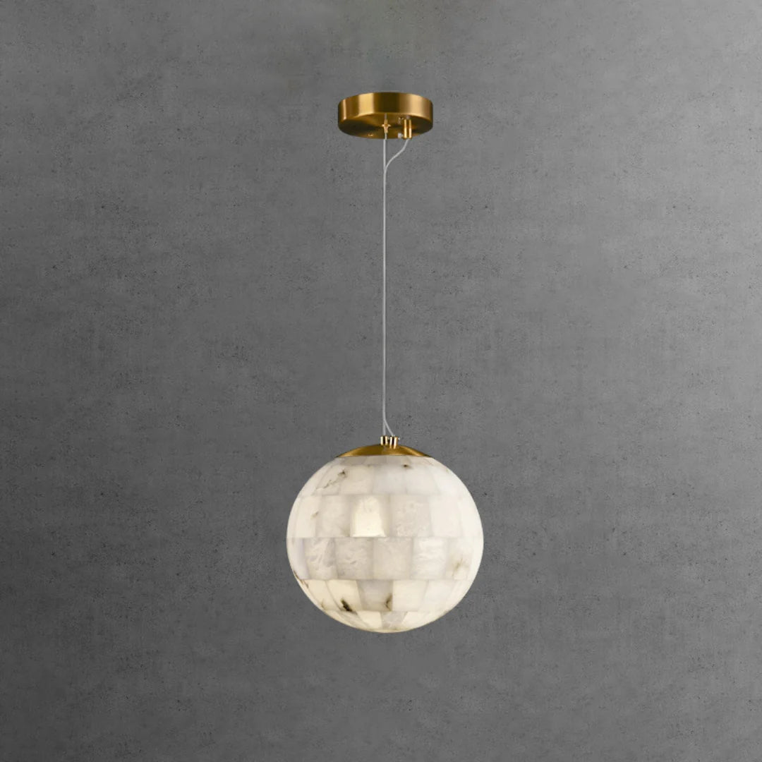 Lennar Visual_Alabaster Ball Pendant Light