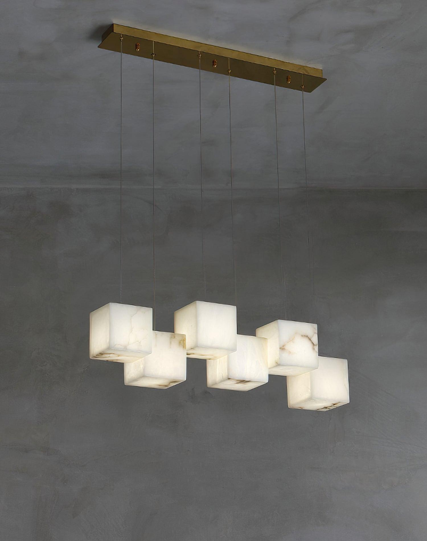 Lennar Visual_Alabaster Box Chandelier