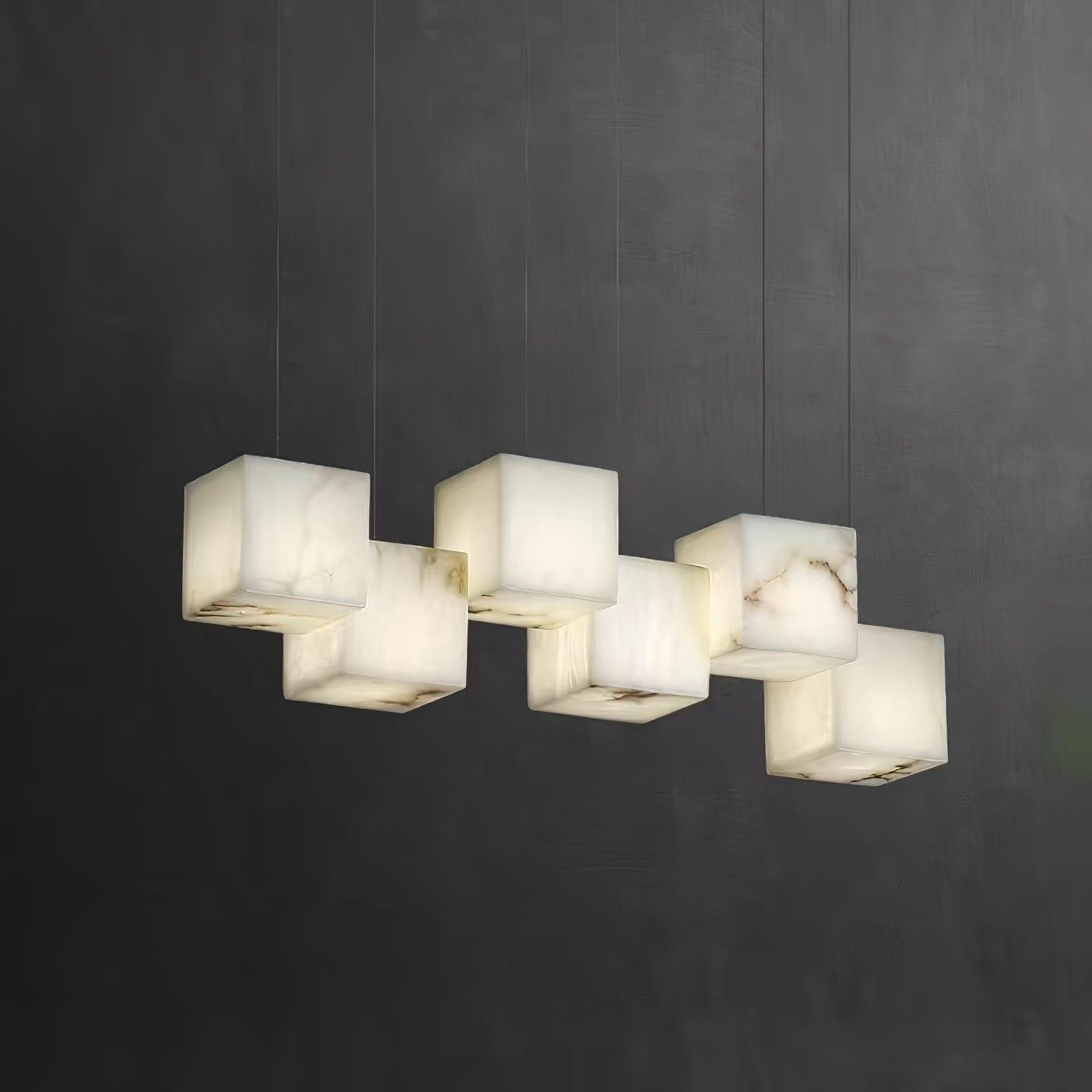 Lennar Visual_Alabaster Box Chandelier