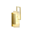 Lennar Visual_Alabaster Brass Wall Sconce