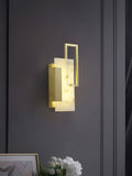 Lennar Visual_Alabaster Brass Wall Sconce