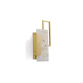 Lennar Visual_Alabaster Brass Wall Sconce