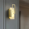 Lennar Visual_Alabaster Brass Wall Sconce