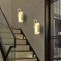 Lennar Visual_Alabaster Brass Wall Sconce