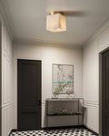 Lennar Visual_Alabaster Budnick Square Ceiling Light