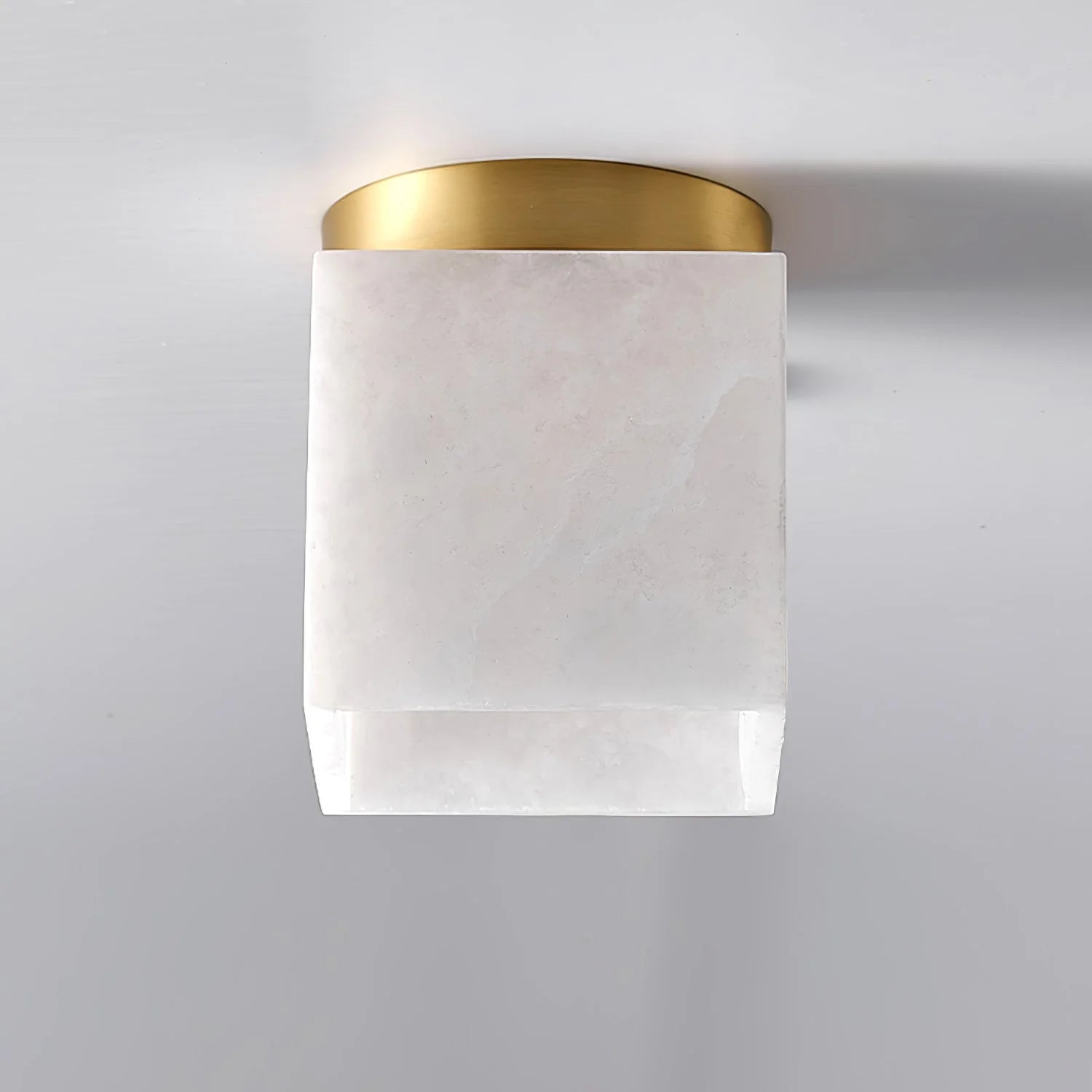 Lennar Visual_Alabaster Budnick Square Ceiling Light