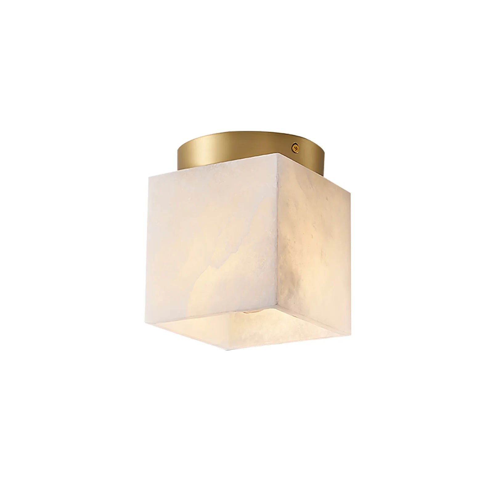 Lennar Visual_Alabaster Budnick Square Ceiling Light