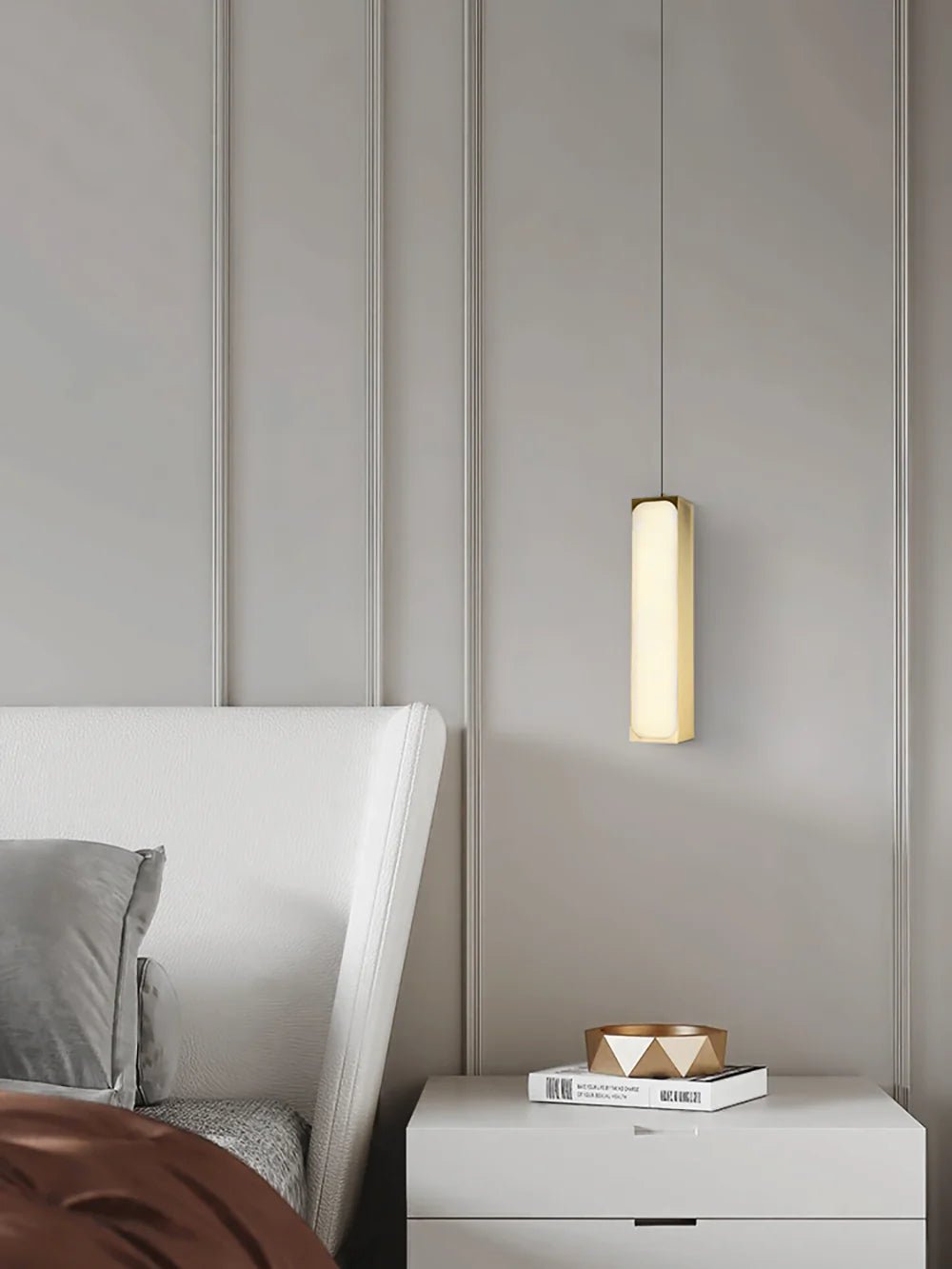 Lennar Visual_Alabaster Chaos Pendant Light