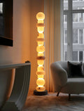 Lennar Visual_Alabaster Column Modern Floor Lamp