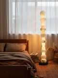 Lennar Visual_Alabaster Column Modern Floor Lamp