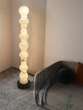 Lennar Visual_Alabaster Column Modern Floor Lamp