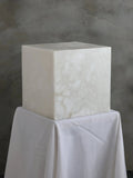 Lennar Visual_Alabaster Cubic Table Lamp