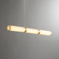 Lennar Visual_Alabaster Cylindrical Chandelier