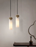 Lennar Visual_Alabaster Cylindrical Dansani Lyra Pendant Light