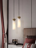 Lennar Visual_Alabaster Cylindrical Dansani Lyra Pendant Light