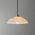 Lennar Visual_Alabaster Dome Pendant Light