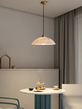 Lennar Visual_Alabaster Dome Pendant Light