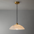 Lennar Visual_Alabaster Dome Pendant Light