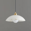 Lennar Visual_Alabaster Dome Pendant Light