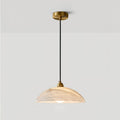 Lennar Visual_Alabaster Dome Pendant Light