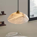 Lennar Visual_Alabaster Dome Pendant Light