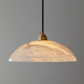 Lennar Visual_Alabaster Dome Pendant Light