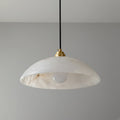 Lennar Visual_Alabaster Dome Pendant Light