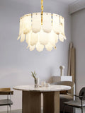 Lennar Visual_Alabaster Elba Brass Chandelier