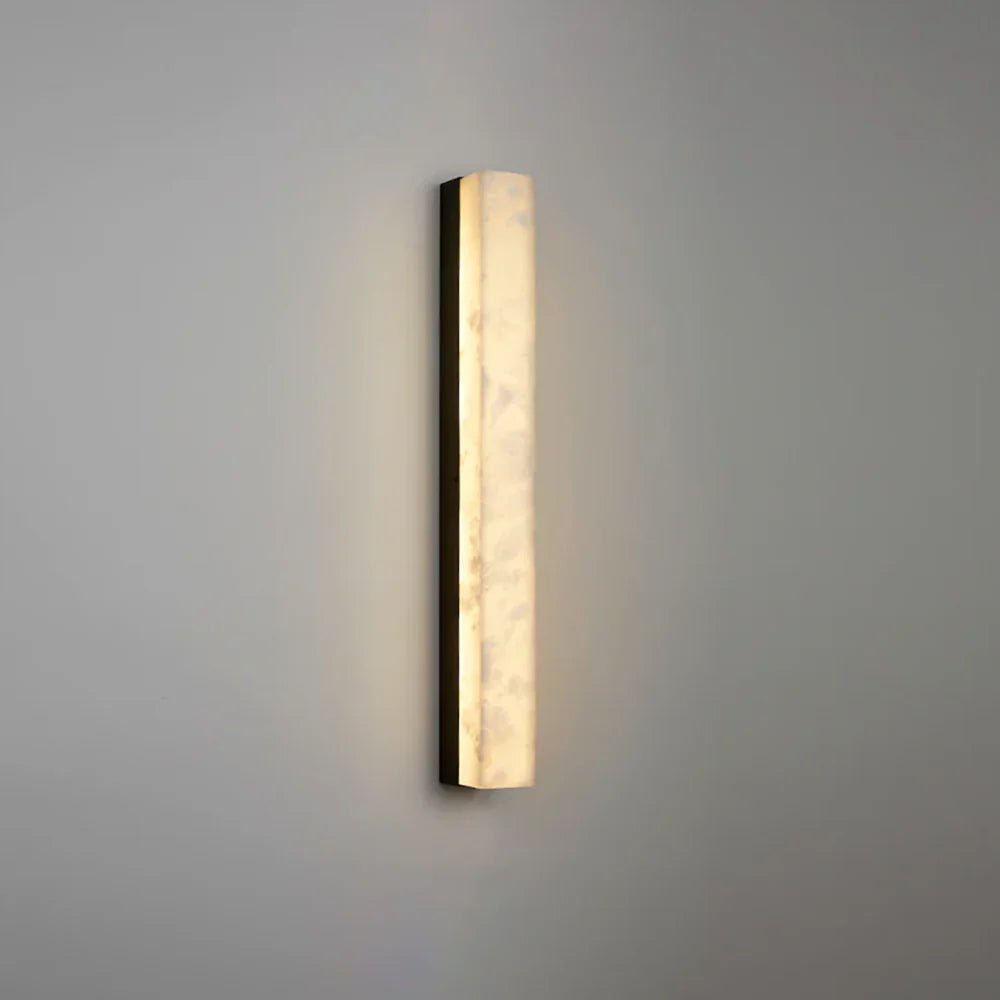 Lennar Visual_Alabaster Emerson Brass Wall Lamp