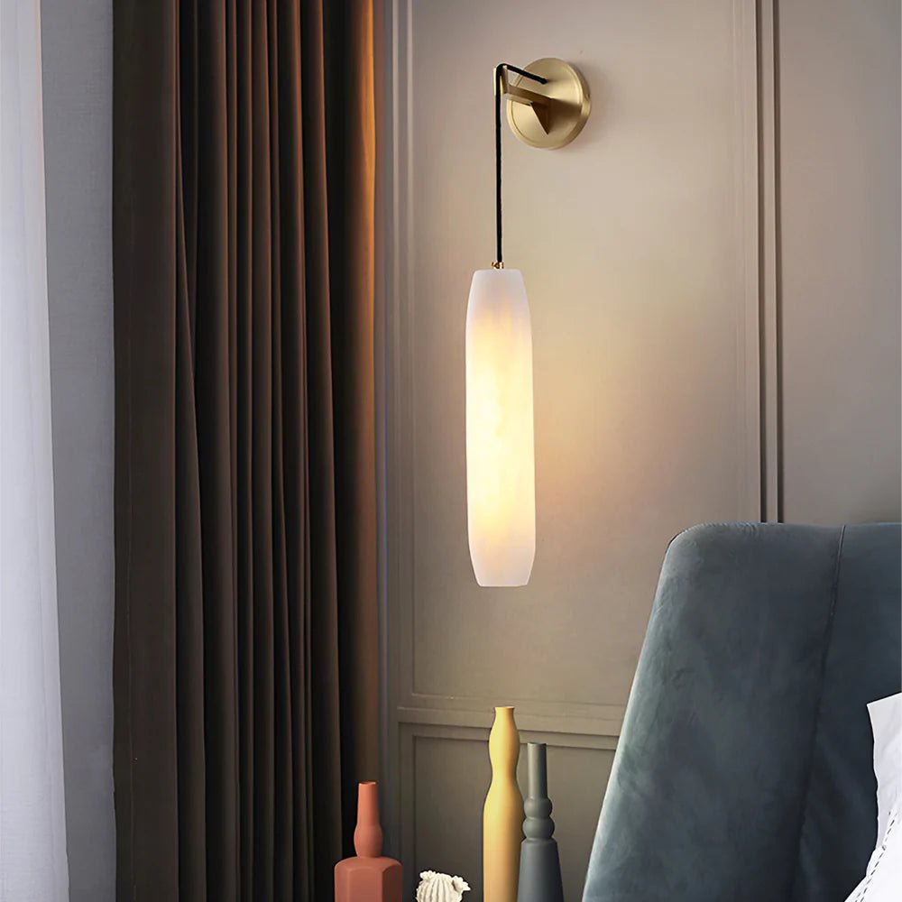 Lennar Visual_Alabaster Flute Pendant Wall Lamp