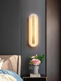 Lennar Visual_Alabaster Gold Oval Wall Light