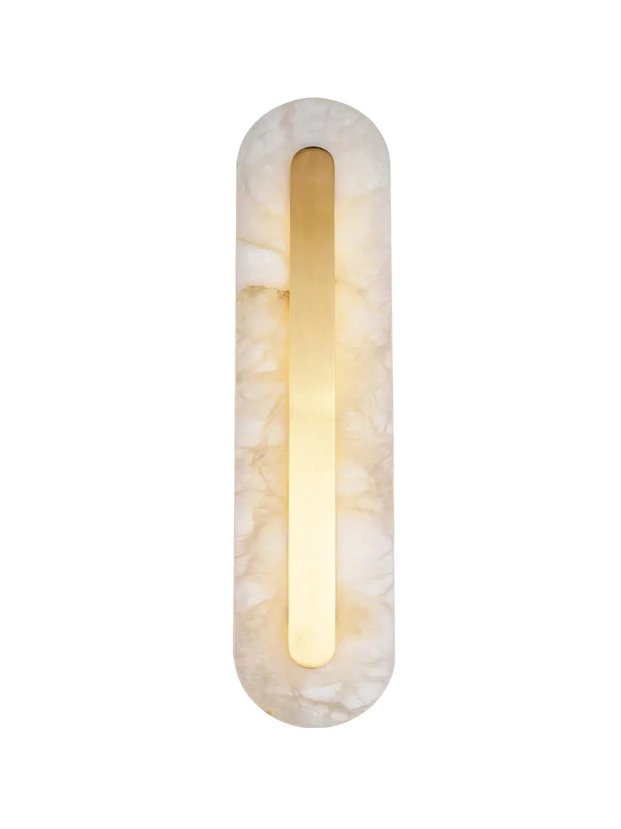 Lennar Visual_Alabaster Gold Oval Wall Light