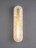 Lennar Visual_Alabaster Gold Oval Wall Light